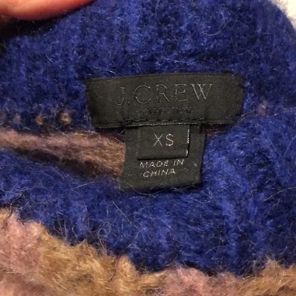 Fair Isle J. Crew Collection Alpaca Knit Sweater - Picture 6 of 11